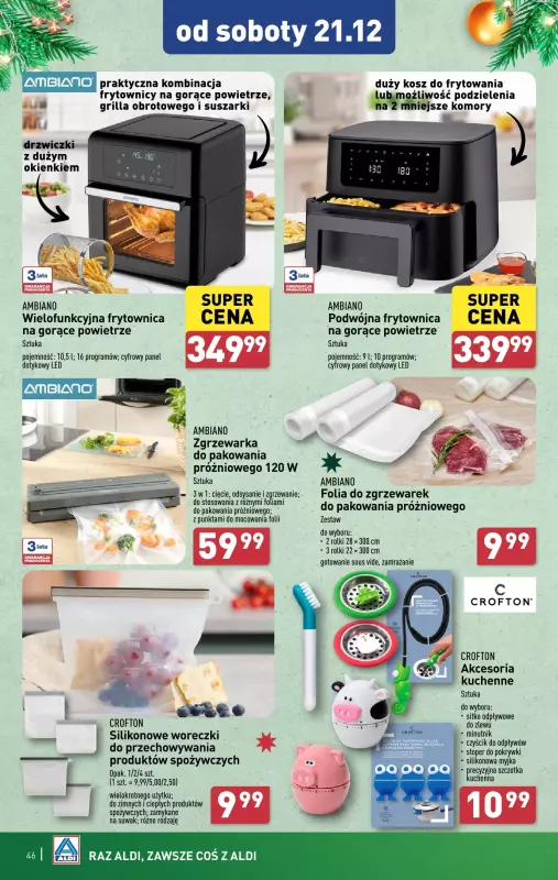 Aldi - gazetka promocyjna Pełny katalog! od poniedziałku 16.12 do wtorku 24.12 - strona 46