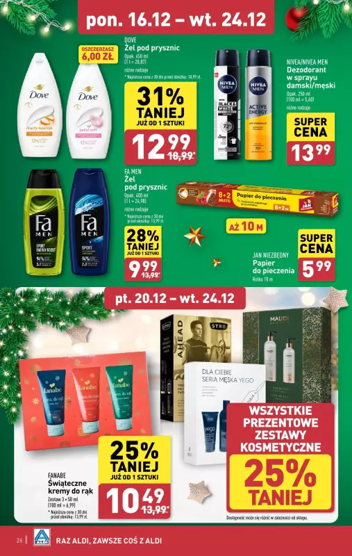 Aldi - gazetka promocyjna Pełny katalog! od poniedziałku 16.12 do wtorku 24.12 - strona 26