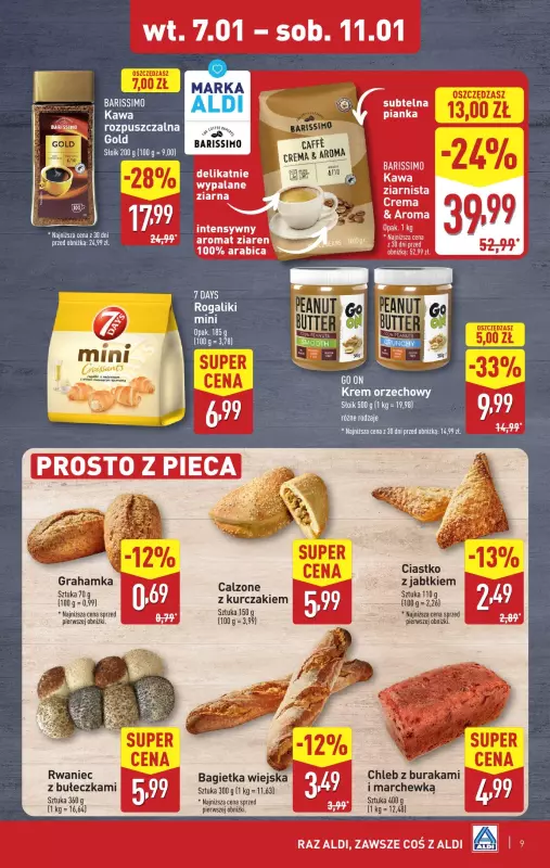 Aldi - gazetka promocyjna Pełny katalog! od wtorku 07.01 do soboty 11.01 - strona 9