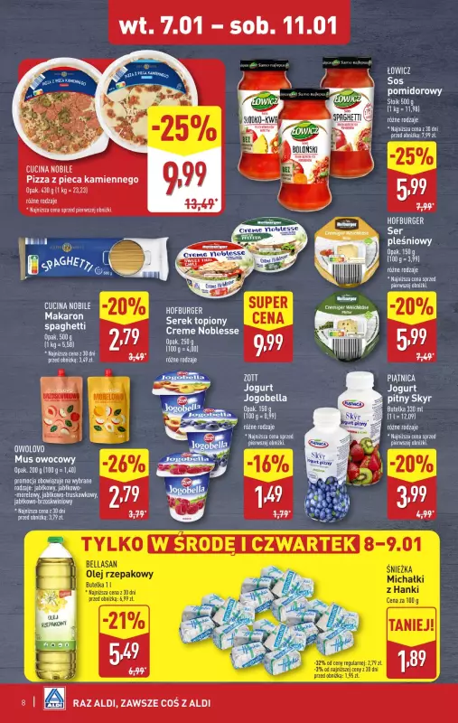 Aldi - gazetka promocyjna Pełny katalog! od wtorku 07.01 do soboty 11.01 - strona 8