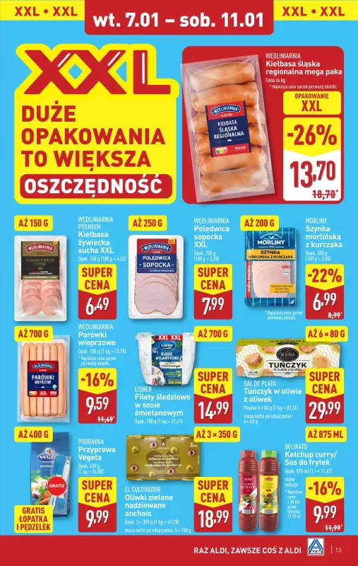 Aldi - gazetka promocyjna Pełny katalog! od wtorku 07.01 do soboty 11.01 - strona 13