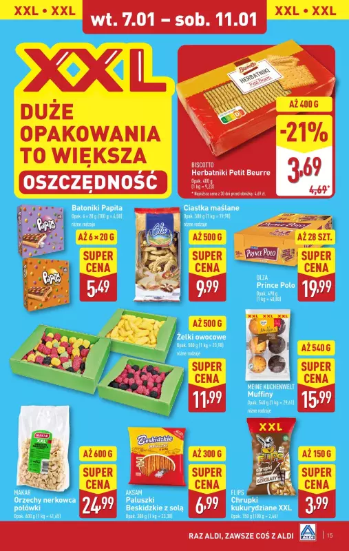 Aldi - gazetka promocyjna Pełny katalog! od wtorku 07.01 do soboty 11.01 - strona 15