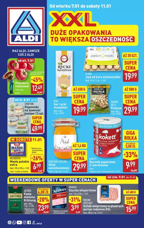 Aldi - gazetka promocyjna Pełny katalog! od wtorku 07.01 do soboty 11.01