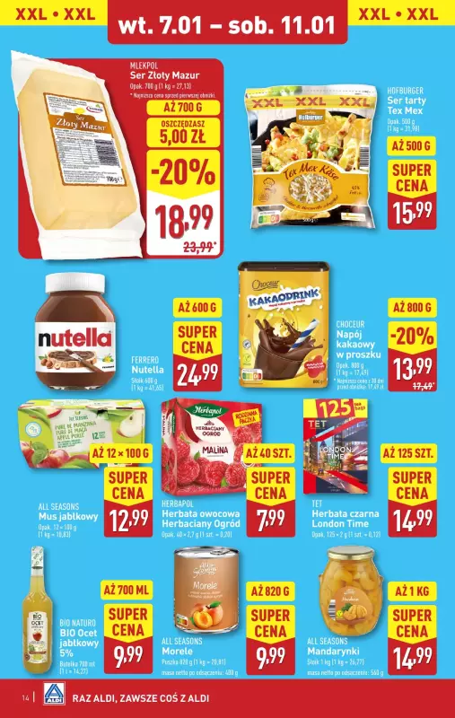 Aldi - gazetka promocyjna Pełny katalog! od wtorku 07.01 do soboty 11.01 - strona 14