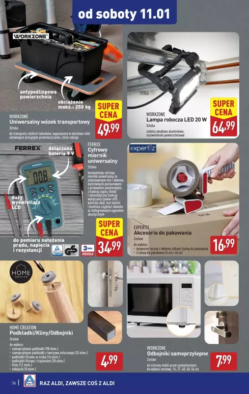 Aldi - gazetka promocyjna Pełny katalog! od wtorku 07.01 do soboty 11.01 - strona 36