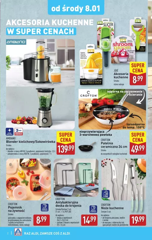 Aldi - gazetka promocyjna Aldi ma to coś! od środy 08.01 do soboty 11.01 - strona 2