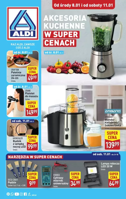 Aldi - gazetka promocyjna Aldi ma to coś! od środy 08.01 do soboty 11.01