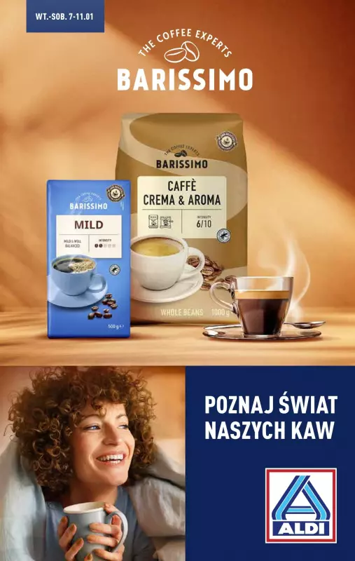 Aldi - gazetka promocyjna Barissimo od wtorku 07.01 do soboty 11.01