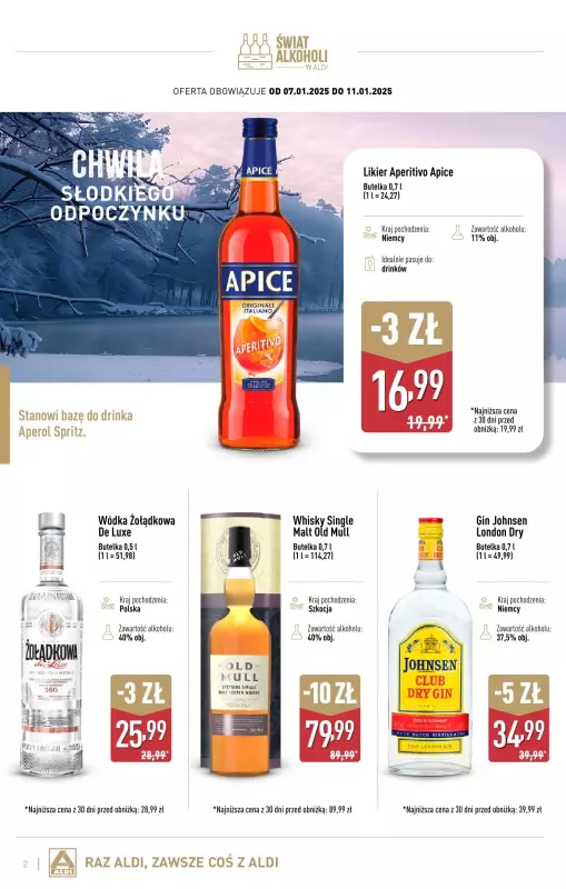 Aldi - gazetka promocyjna Świat alkoholi w Aldi od wtorku 07.01 do soboty 01.02 - strona 2