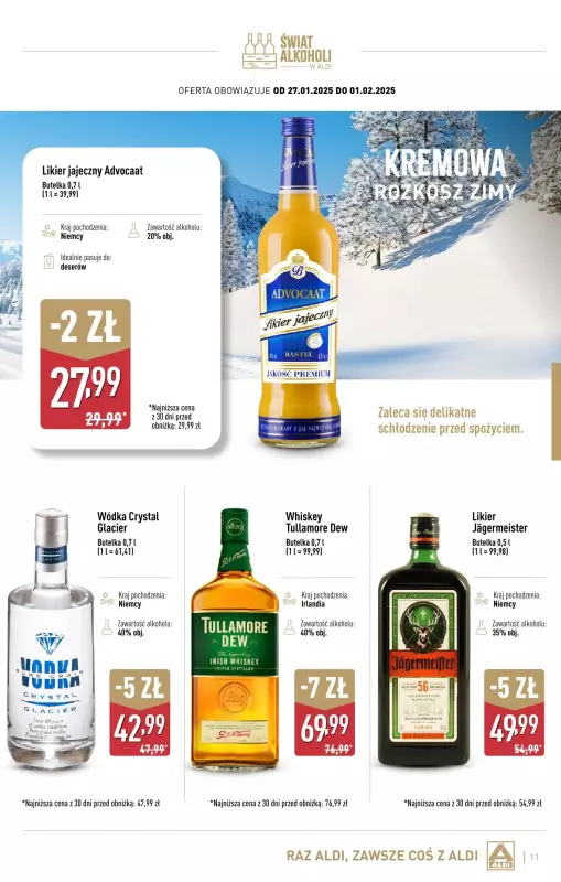 Aldi - gazetka promocyjna Świat alkoholi w Aldi od wtorku 07.01 do soboty 01.02 - strona 11