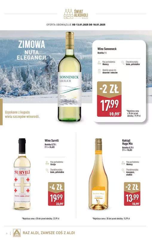 Aldi - gazetka promocyjna Świat alkoholi w Aldi od wtorku 07.01 do soboty 01.02 - strona 6