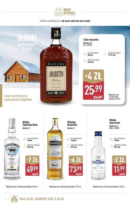 Aldi - gazetka promocyjna Świat alkoholi w Aldi od wtorku 07.01 do soboty 01.02 - strona 8