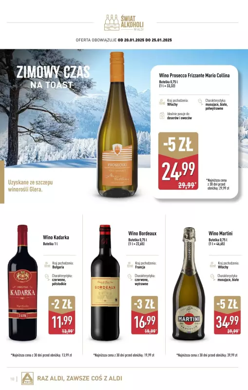 Aldi - gazetka promocyjna Świat alkoholi w Aldi od wtorku 07.01 do soboty 01.02 - strona 10