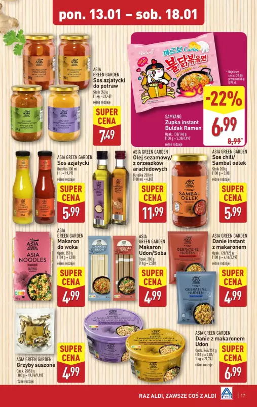 Aldi - gazetka promocyjna Pełny katalog! od poniedziałku 13.01 do soboty 18.01 - strona 17