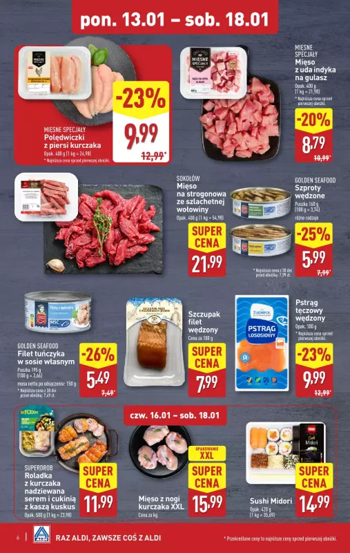 Aldi - gazetka promocyjna Pełny katalog! od poniedziałku 13.01 do soboty 18.01 - strona 6