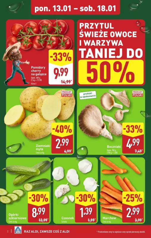 Aldi - gazetka promocyjna Pełny katalog! od poniedziałku 13.01 do soboty 18.01 - strona 2