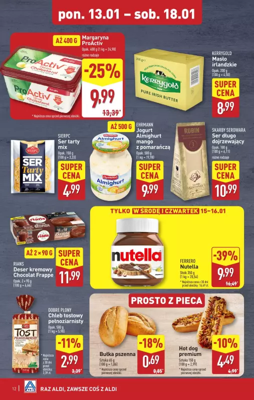 Aldi - gazetka promocyjna Pełny katalog! od poniedziałku 13.01 do soboty 18.01 - strona 12