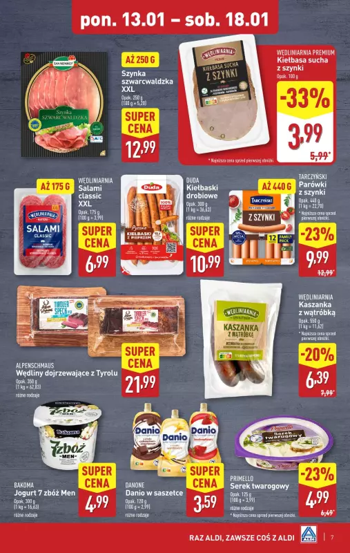 Aldi - gazetka promocyjna Pełny katalog! od poniedziałku 13.01 do soboty 18.01 - strona 7