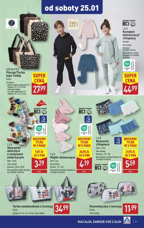 Aldi - gazetka promocyjna Pełny katalog! od poniedziałku 20.01 do niedzieli 26.01 - strona 31