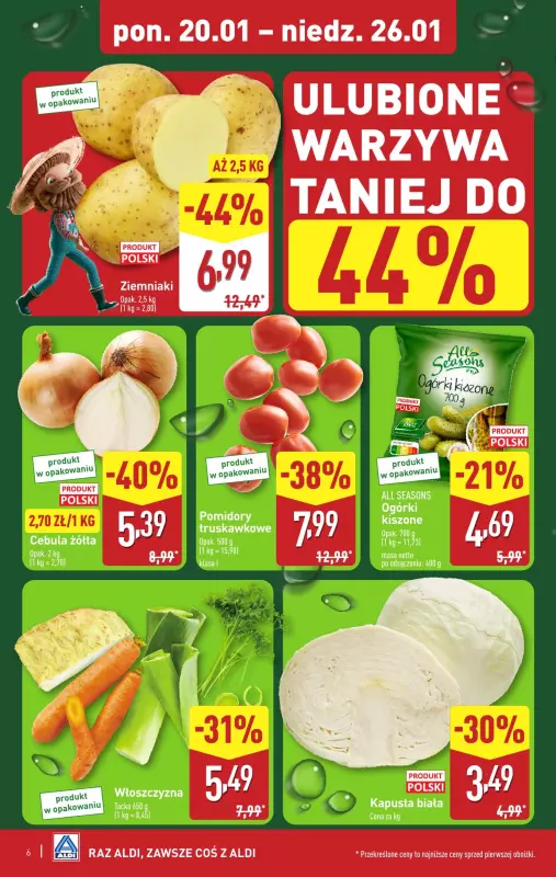 Aldi - gazetka promocyjna Pełny katalog! od poniedziałku 20.01 do niedzieli 26.01 - strona 6