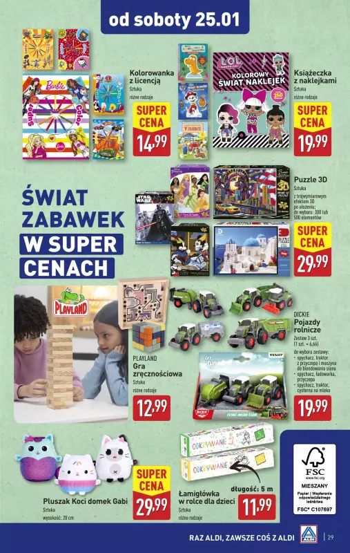 Aldi - gazetka promocyjna Pełny katalog! od poniedziałku 20.01 do niedzieli 26.01 - strona 29