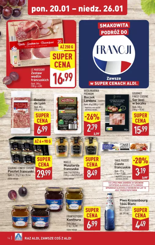 Aldi - gazetka promocyjna Pełny katalog! od poniedziałku 20.01 do niedzieli 26.01 - strona 14