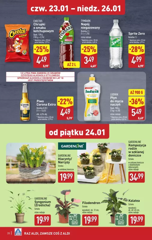 Aldi - gazetka promocyjna Pełny katalog! od poniedziałku 20.01 do niedzieli 26.01 - strona 28