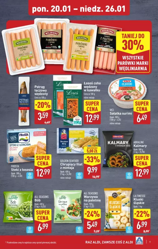 Aldi - gazetka promocyjna Pełny katalog! od poniedziałku 20.01 do niedzieli 26.01 - strona 9