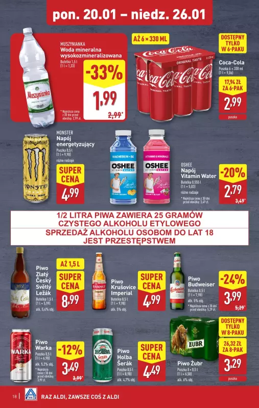 Aldi - gazetka promocyjna Pełny katalog! od poniedziałku 20.01 do niedzieli 26.01 - strona 18