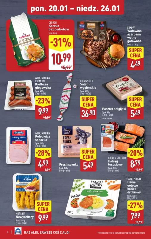 Aldi - gazetka promocyjna Pełny katalog! od poniedziałku 20.01 do niedzieli 26.01 - strona 8