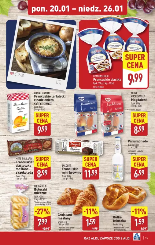 Aldi - gazetka promocyjna Pełny katalog! od poniedziałku 20.01 do niedzieli 26.01 - strona 15