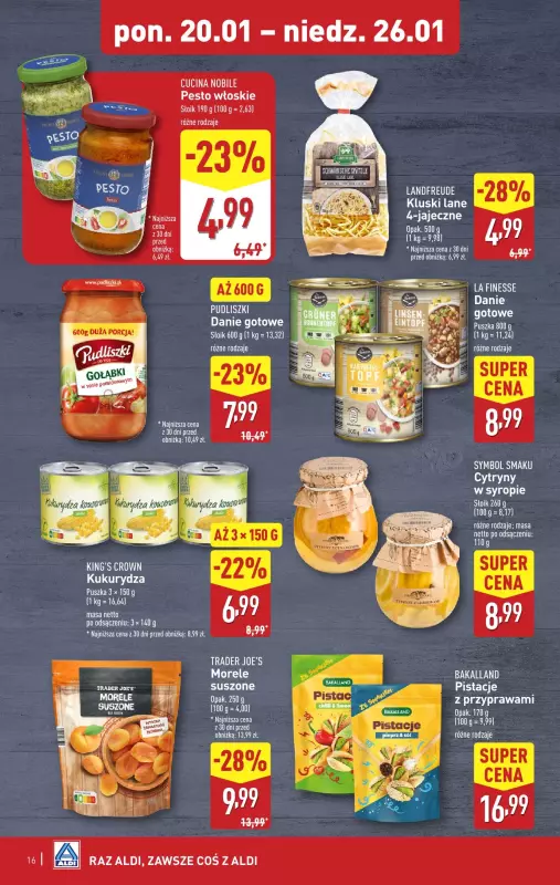 Aldi - gazetka promocyjna Pełny katalog! od poniedziałku 20.01 do niedzieli 26.01 - strona 16