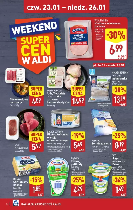 Aldi - gazetka promocyjna Pełny katalog! od poniedziałku 20.01 do niedzieli 26.01 - strona 26