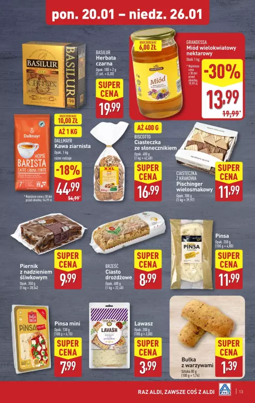 Aldi - gazetka promocyjna Pełny katalog! od poniedziałku 20.01 do niedzieli 26.01 - strona 13