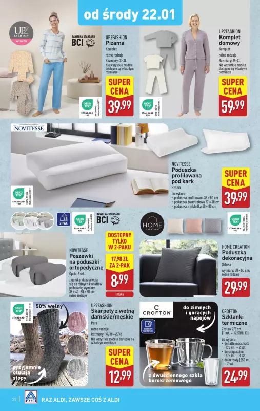 Aldi - gazetka promocyjna Pełny katalog! od poniedziałku 20.01 do niedzieli 26.01 - strona 22