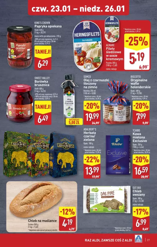 Aldi - gazetka promocyjna Pełny katalog! od poniedziałku 20.01 do niedzieli 26.01 - strona 27