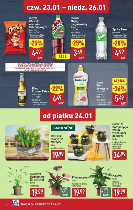 Aldi - gazetka promocyjna Weekend super cen w Aldi! od czwartku 23.01 do niedzieli 26.01 - strona 4