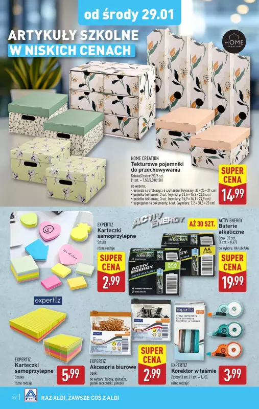 Aldi - gazetka promocyjna Pełny katalog! od poniedziałku 27.01 do soboty 01.02 - strona 22