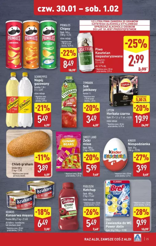 Aldi - gazetka promocyjna Pełny katalog! od poniedziałku 27.01 do soboty 01.02 - strona 25