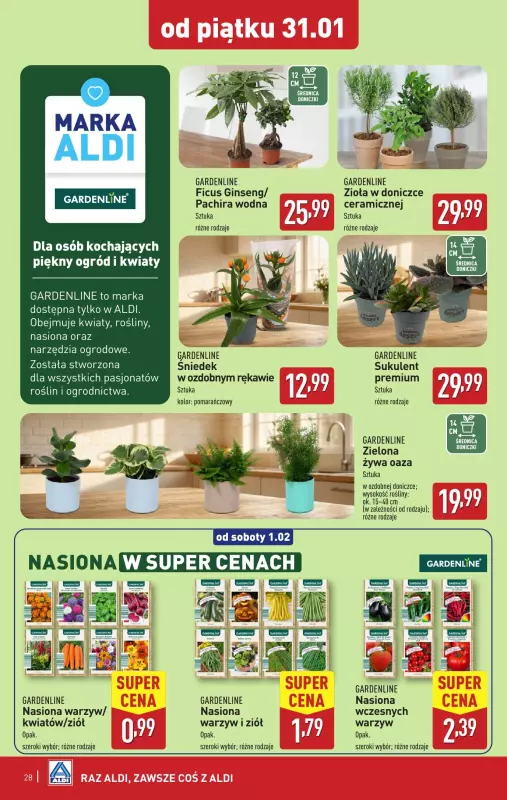 Aldi - gazetka promocyjna Pełny katalog! od poniedziałku 27.01 do soboty 01.02 - strona 28