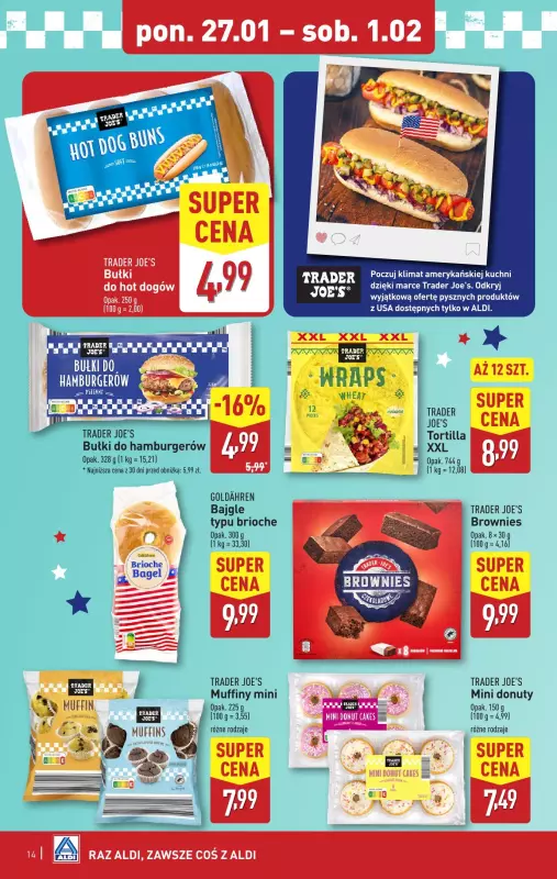 Aldi - gazetka promocyjna Pełny katalog! od poniedziałku 27.01 do soboty 01.02 - strona 14