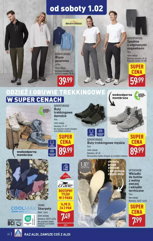 Aldi - gazetka promocyjna Pełny katalog! od poniedziałku 27.01 do soboty 01.02 - strona 32