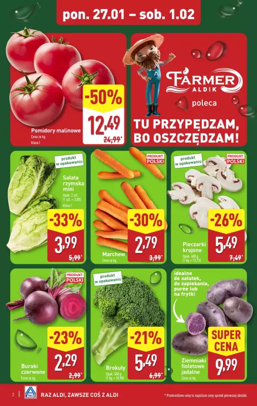 Aldi - gazetka promocyjna Pełny katalog! od poniedziałku 27.01 do soboty 01.02 - strona 2