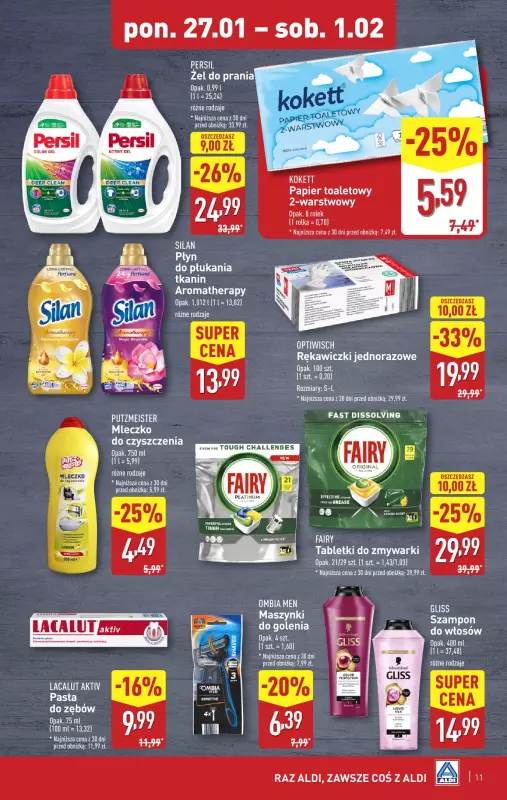 Aldi - gazetka promocyjna Pełny katalog! od poniedziałku 27.01 do soboty 01.02 - strona 11