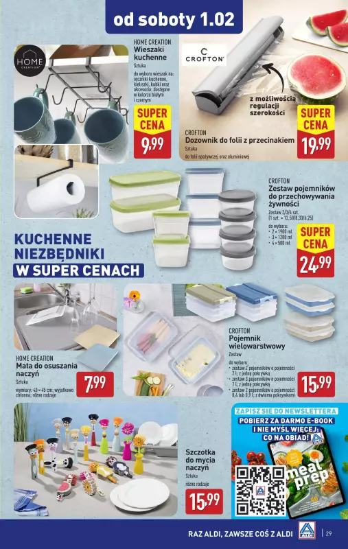 Aldi - gazetka promocyjna Pełny katalog! od poniedziałku 27.01 do soboty 01.02 - strona 29