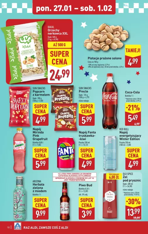 Aldi - gazetka promocyjna Pełny katalog! od poniedziałku 27.01 do soboty 01.02 - strona 18