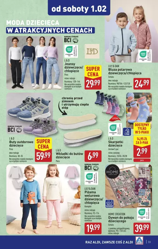 Aldi - gazetka promocyjna Pełny katalog! od poniedziałku 27.01 do soboty 01.02 - strona 33