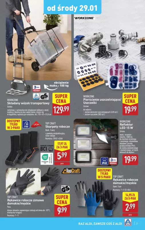 Aldi - gazetka promocyjna Pełny katalog! od poniedziałku 27.01 do soboty 01.02 - strona 21