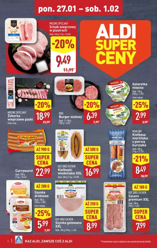 Aldi - gazetka promocyjna Pełny katalog! od poniedziałku 27.01 do soboty 01.02 - strona 4