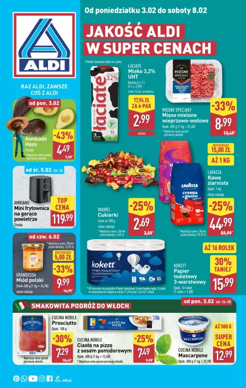 Aldi - gazetka promocyjna Pełny katalog! od poniedziałku 03.02 do soboty 08.02